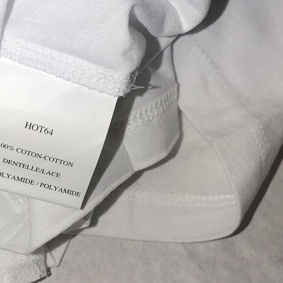 EVA KAYAN White Cotton & Lace EVA KAYAN HOT64 EU-36,US-26, Xs - Picture 7 of 9